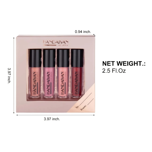 4 Pcs Moisturizing Glossy Lip Gloss - Picture 6 of 6